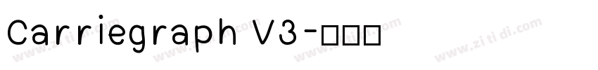 Carriegraph V3字体转换